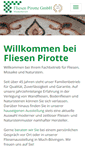 Mobile Screenshot of fliesen-pirotte.de